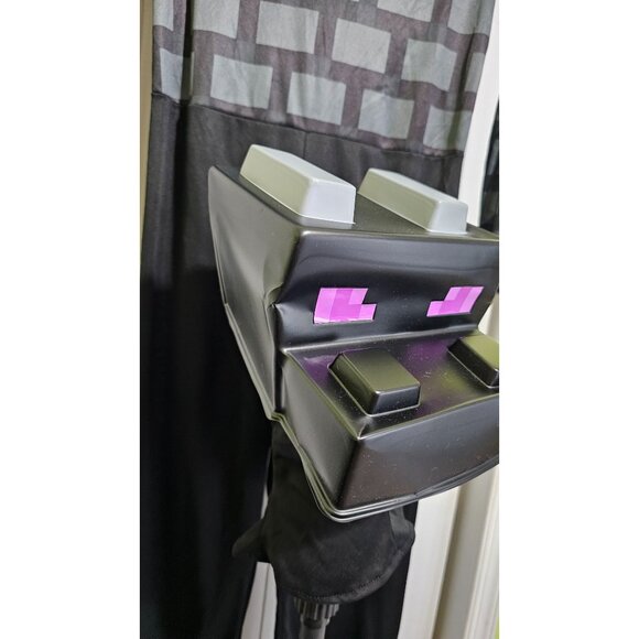 Minecraft Ender Dragon Kids Costume 10-12 Mask Wings Tail Halloween Gaming READ - Picture 4 of 8